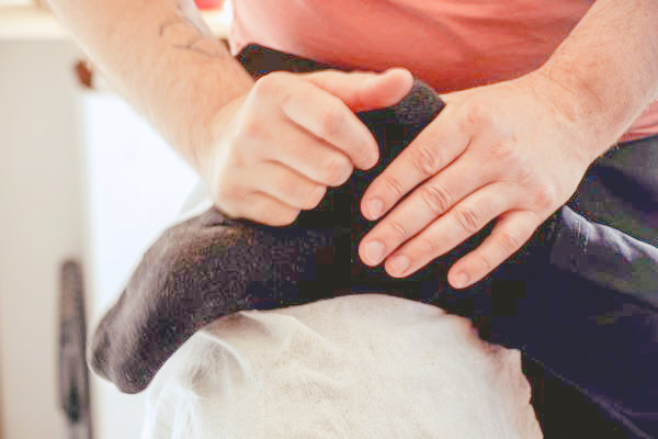 Massage du pied